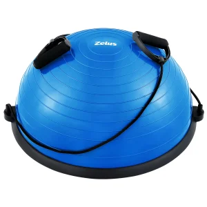 ZELUS Half Ball Balance Trainer with with Resistance Bands
