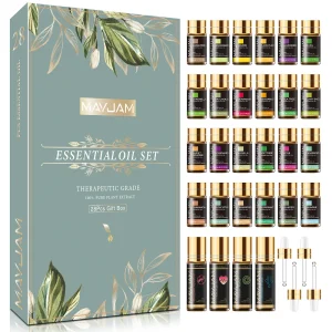 MAYJAM 28pcs Pure Natural Essential Oils Gift Set